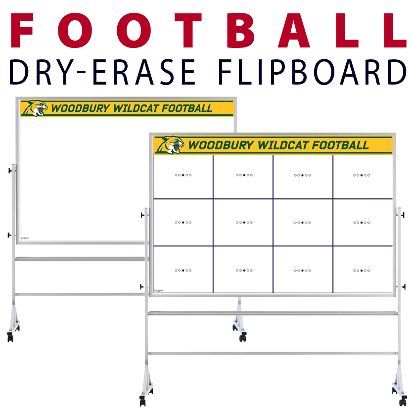 Large 2-Sided Portable with Wheels Board