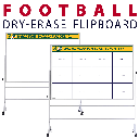 Large 2-Sided Portable with Wheels Board