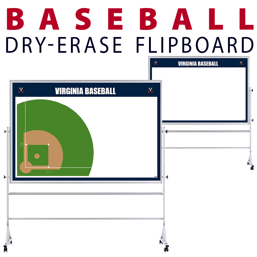 Large 2-Sided Portable with Wheels Board