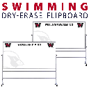 Large 2-Sided Portable with Wheels Board