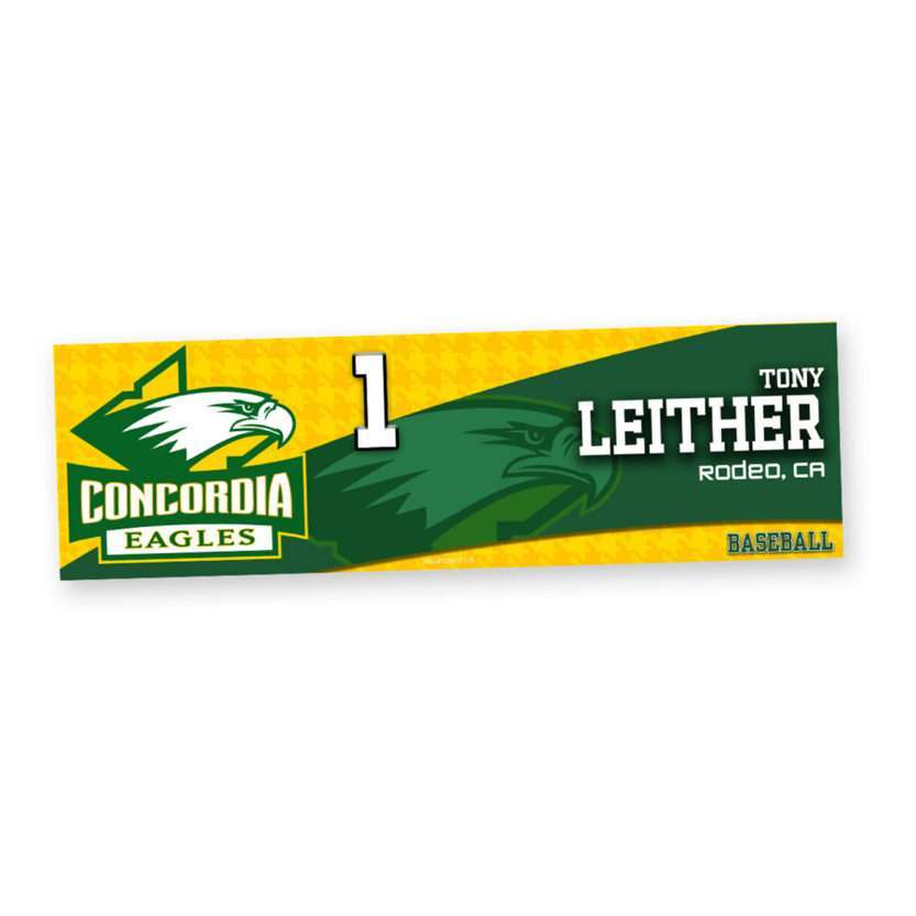 Traditional Standard Locker Plates