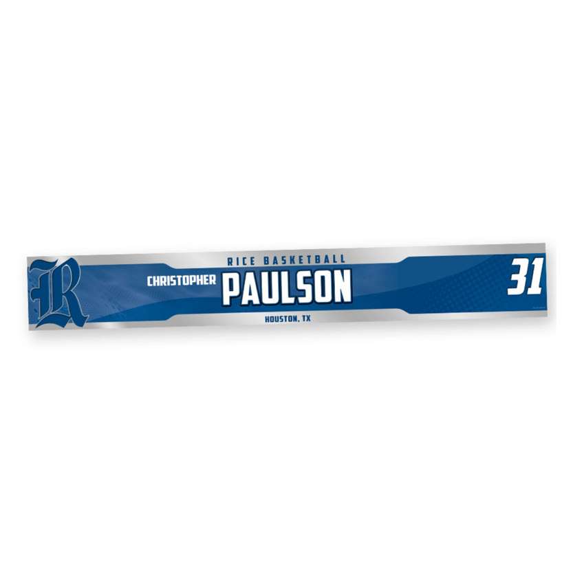 Metallic Locker Plate