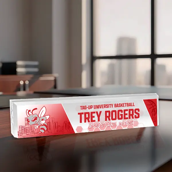 Acrylic Desk Plate