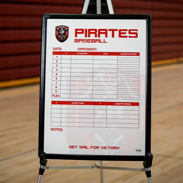 Handheld Sideline/Courtside Dry Erase Board