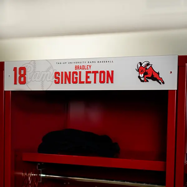 Acrylic Locker Plate