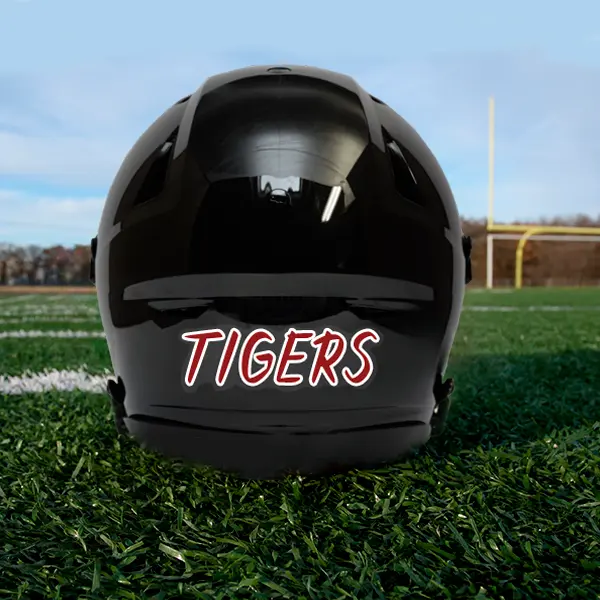 Helmet Back Panel Decal