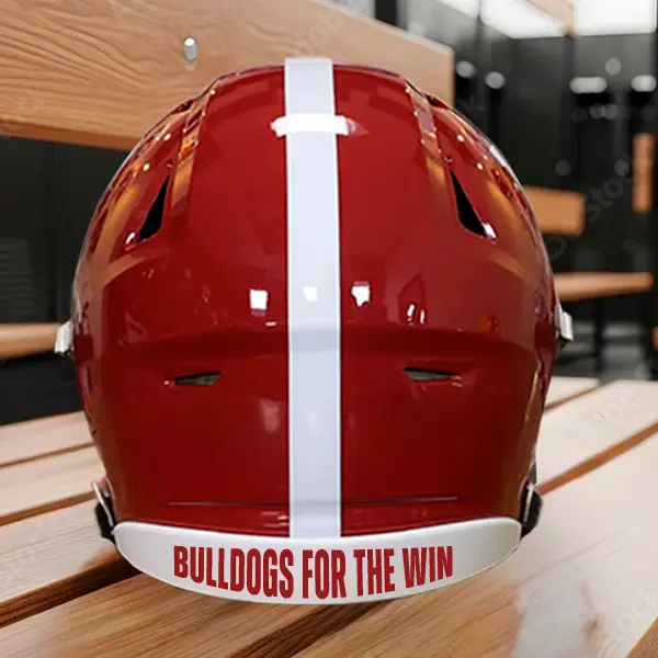 Helmet Bumper Decal