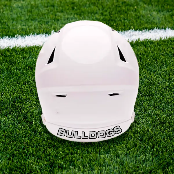 Helmet Bumper Decal