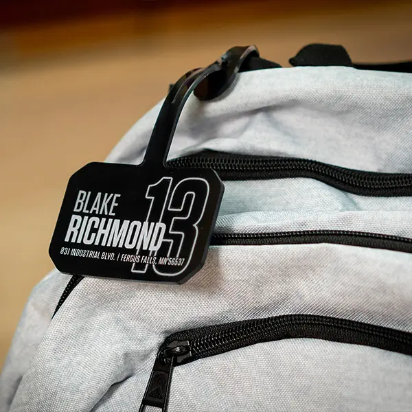 Loopless Clearflex Bag Tag