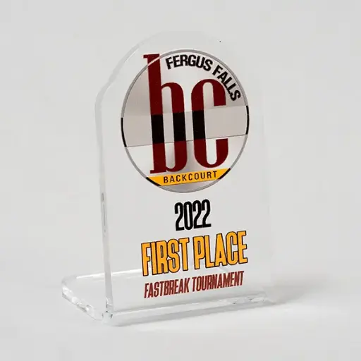 Acrylic Profile Stand-Up Award