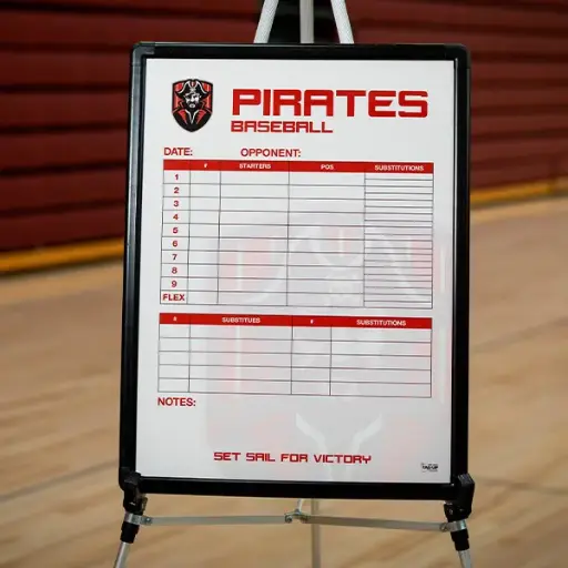 Handheld Sideline/Courtside Dry Erase Board